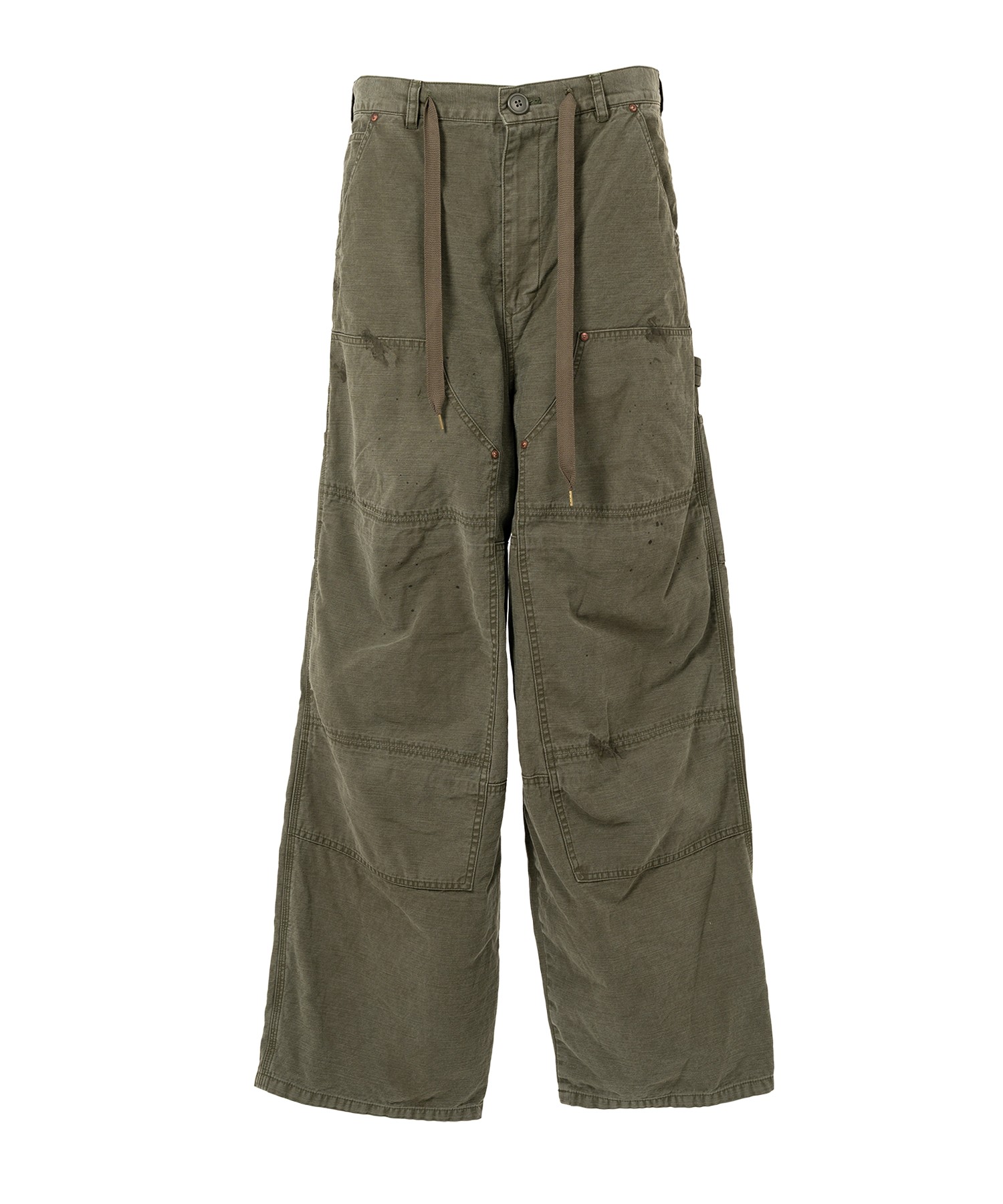 Back Satin Painter Pants