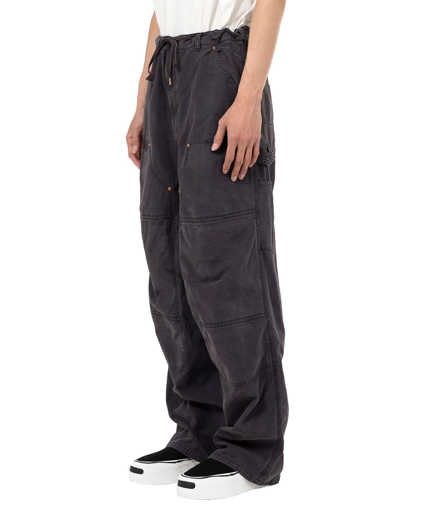 Back Satin Painter Pants