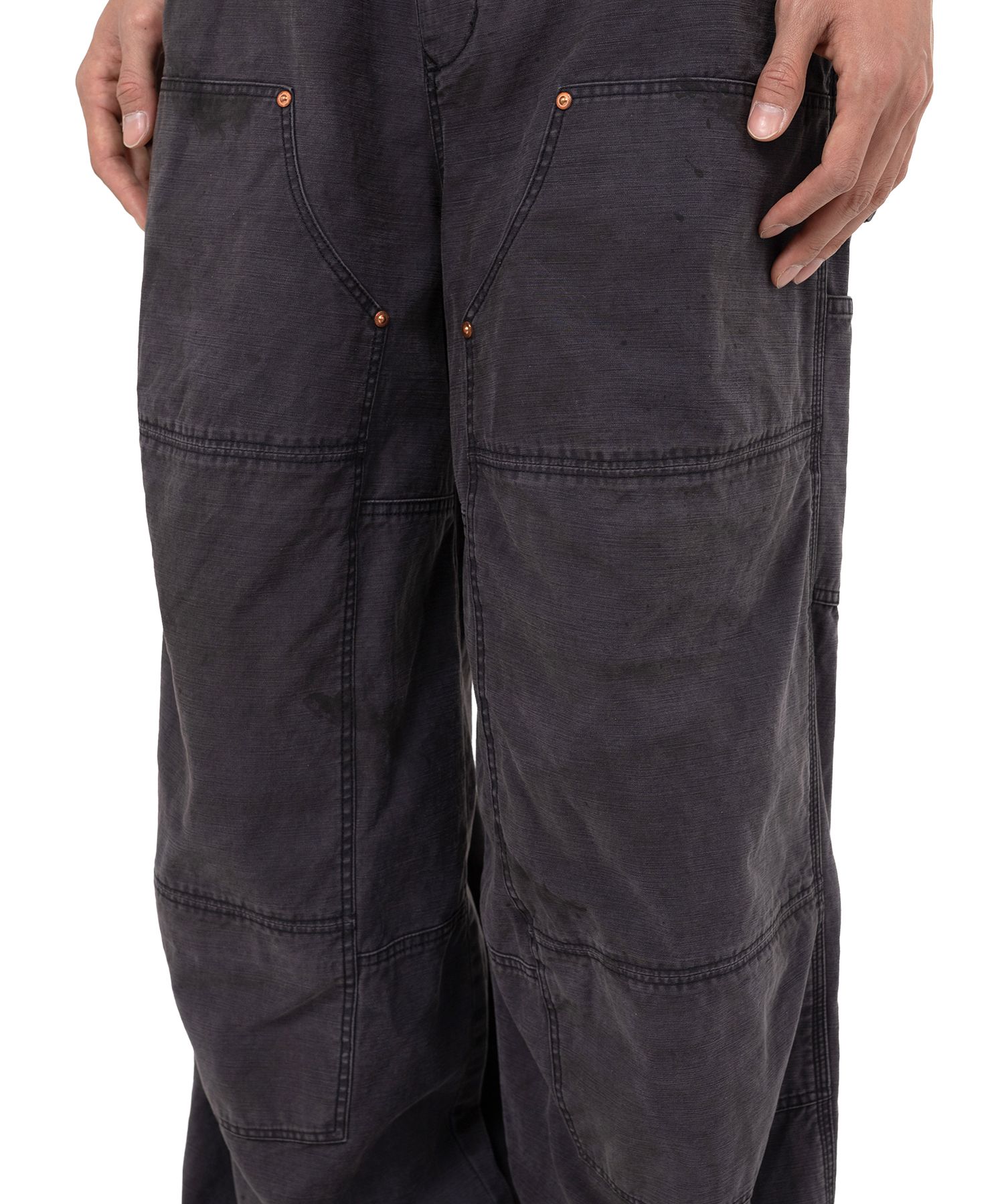 Back Satin Painter Pants