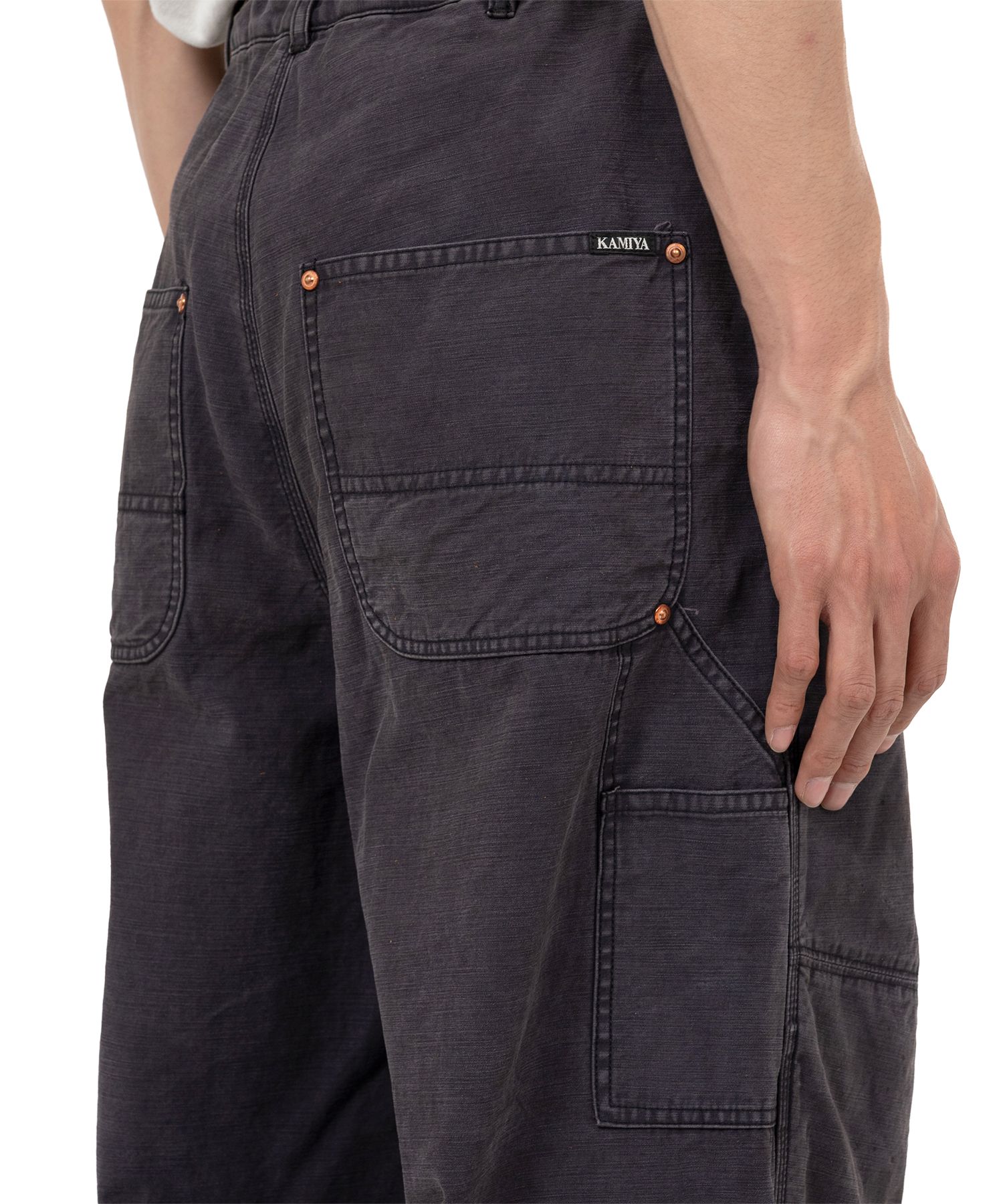 Back Satin Painter Pants