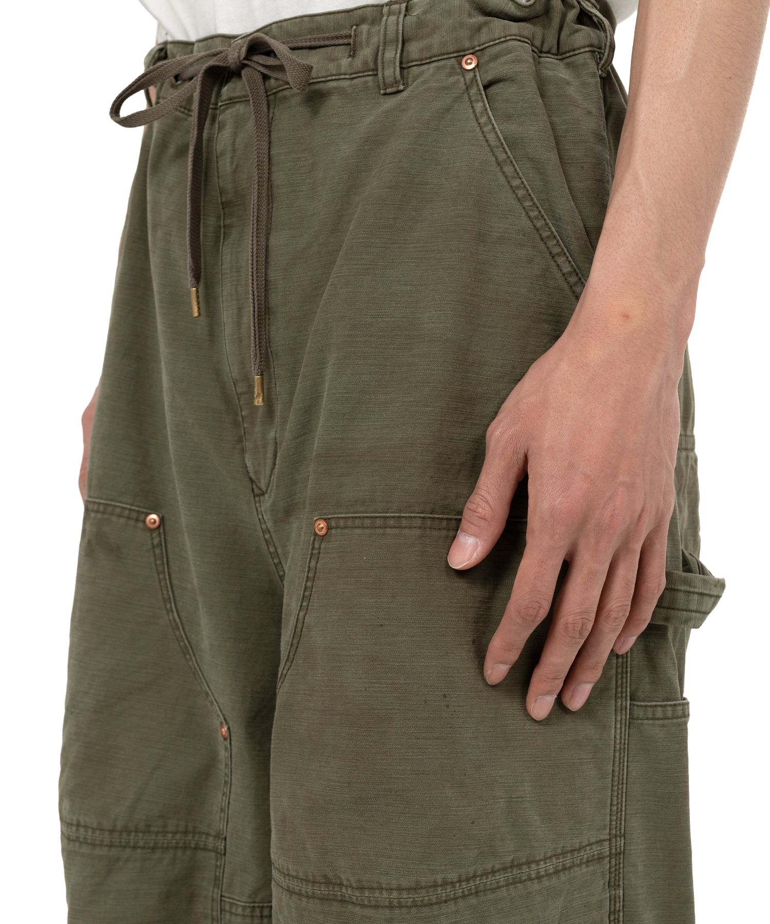 Back Satin Painter Pants