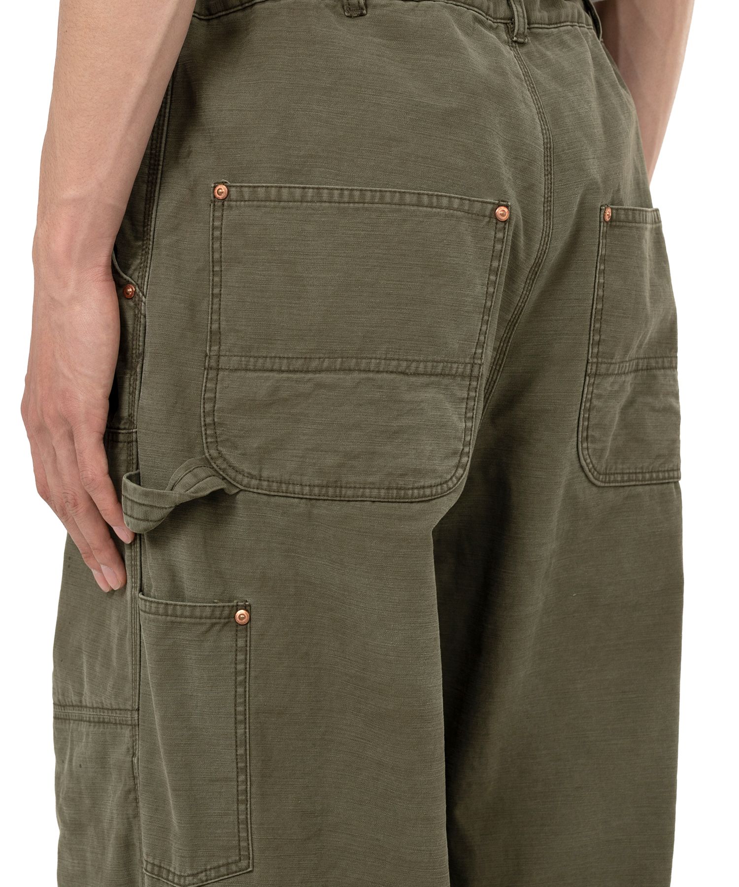 Back Satin Painter Pants