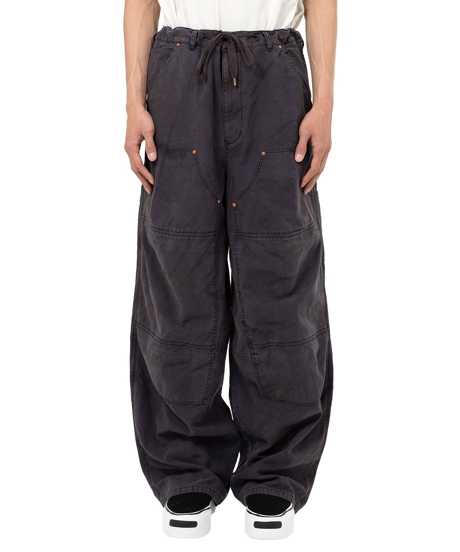 Back Satin Painter Pants