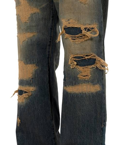 BORO Bootcut Wide Denim Pants