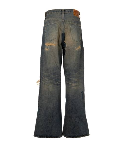 BORO Bootcut Wide Denim Pants