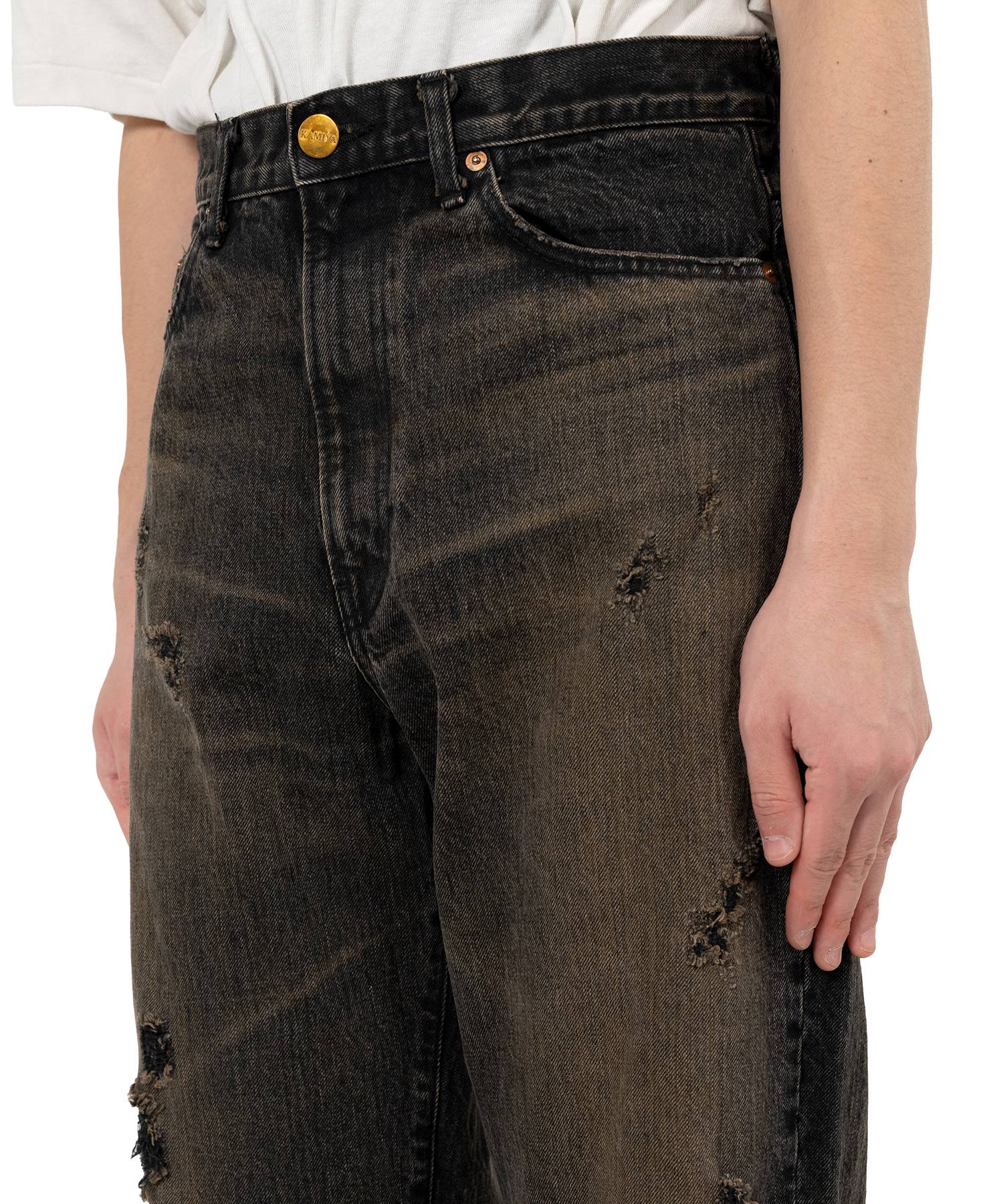 Bootcut Wide Denim Pants
