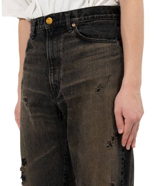 Bootcut Wide Denim Pants