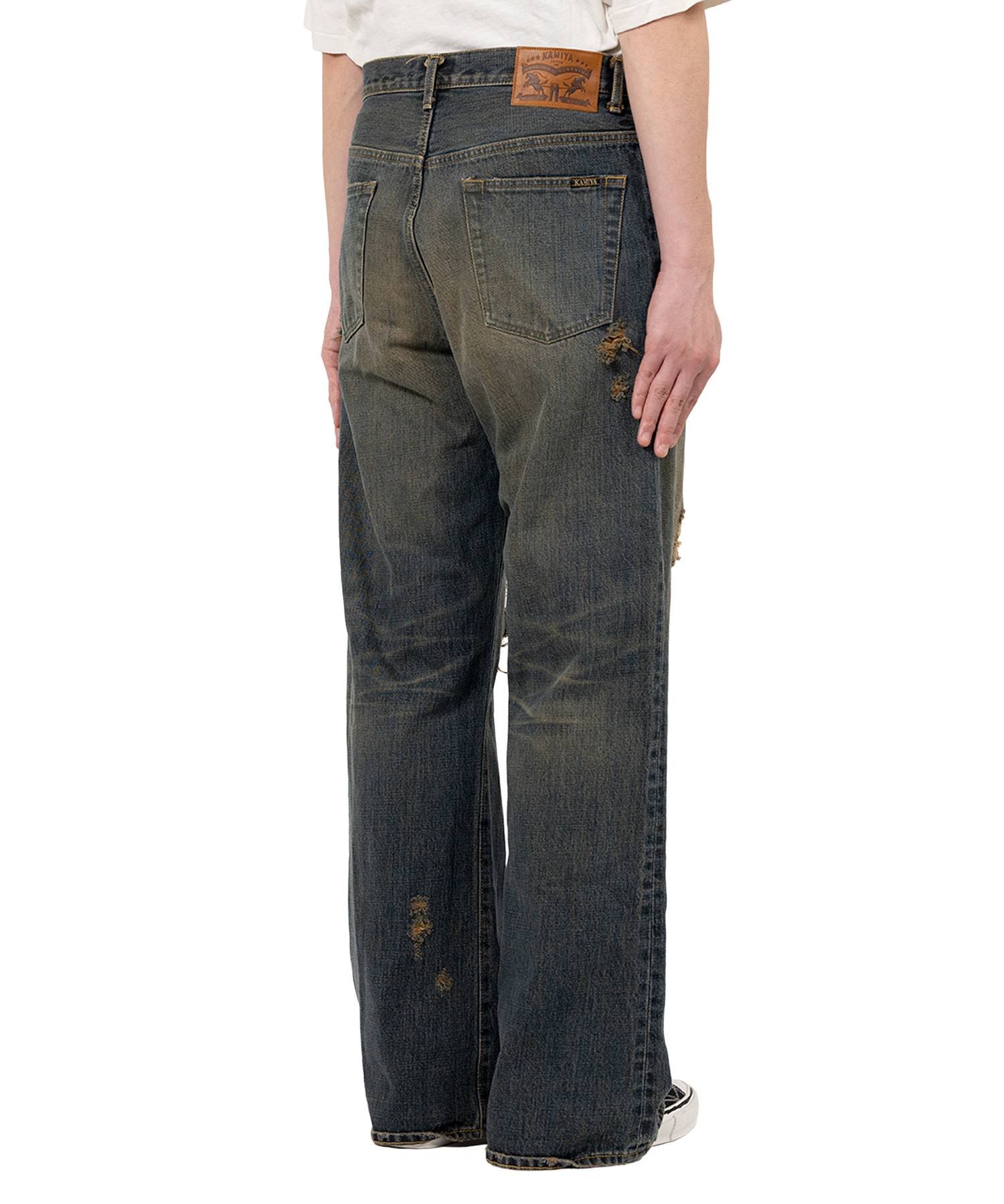 Bootcut Wide Denim Pants