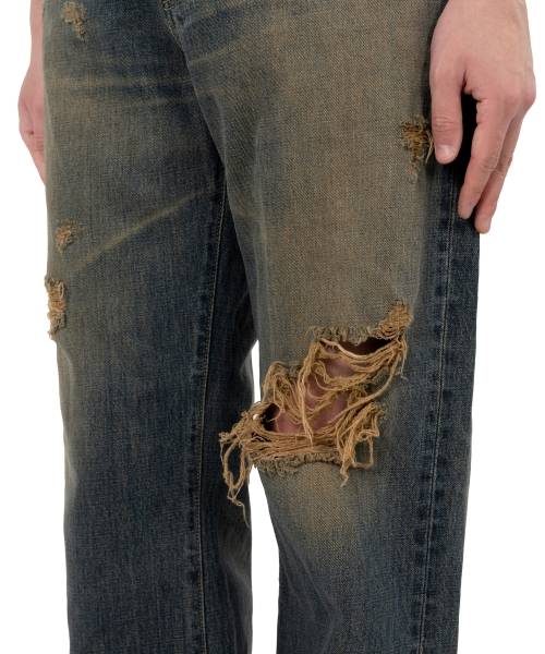 Bootcut Wide Denim Pants