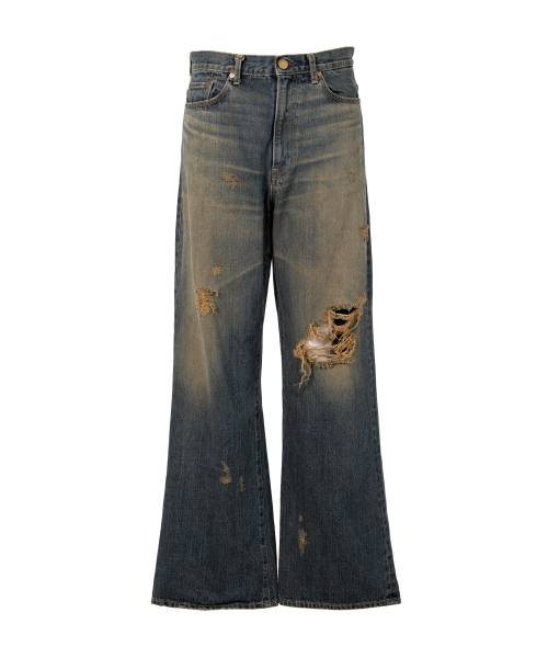 Bootcut Wide Denim Pants