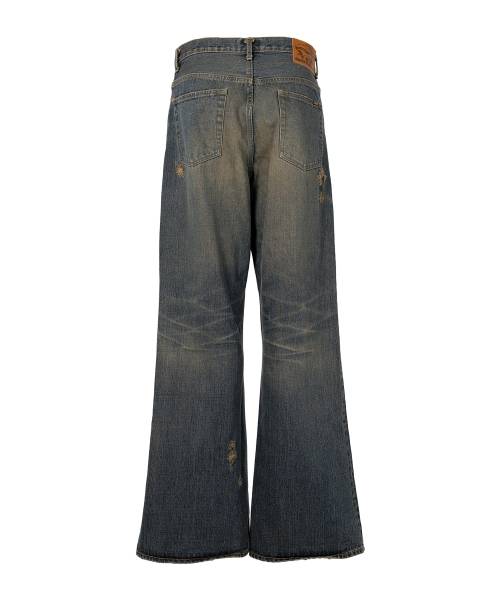 Bootcut Wide Denim Pants