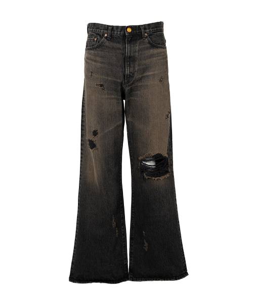 Bootcut Wide Denim Pants