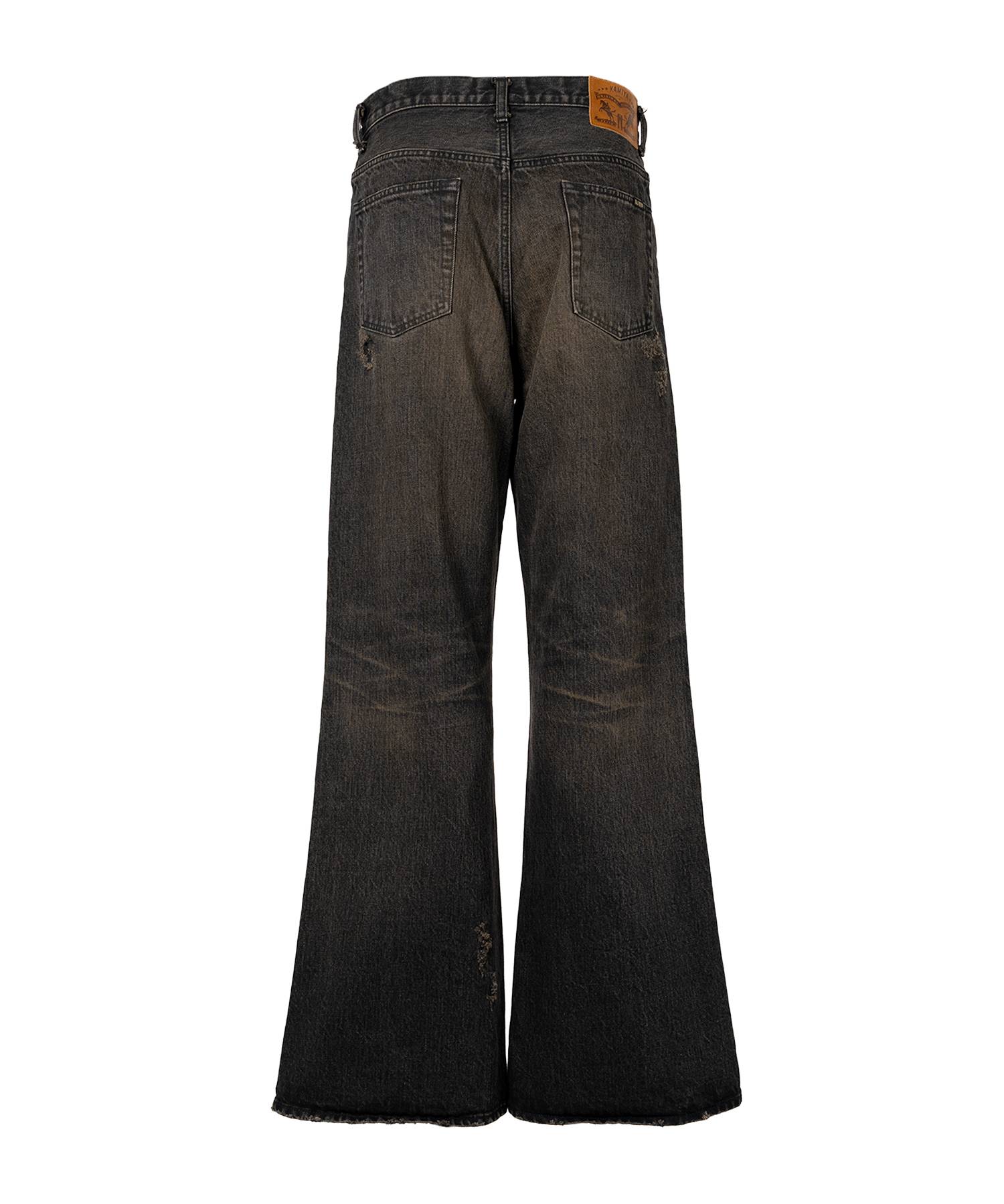 Bootcut Wide Denim Pants
