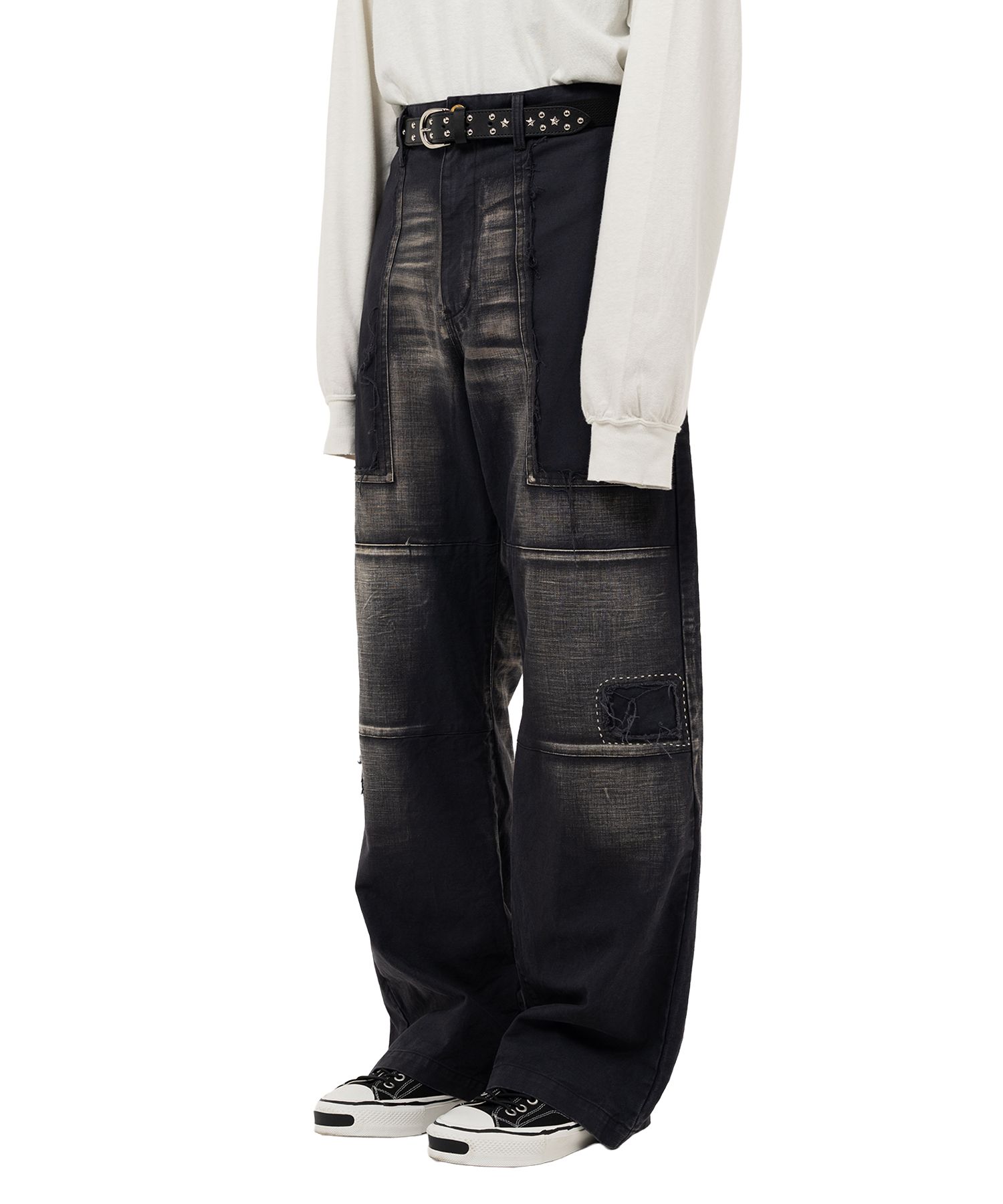 Repaired Serge Work Pants