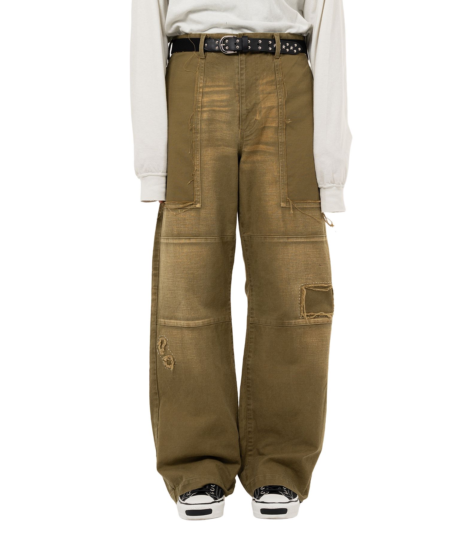 Repaired Serge Work Pants