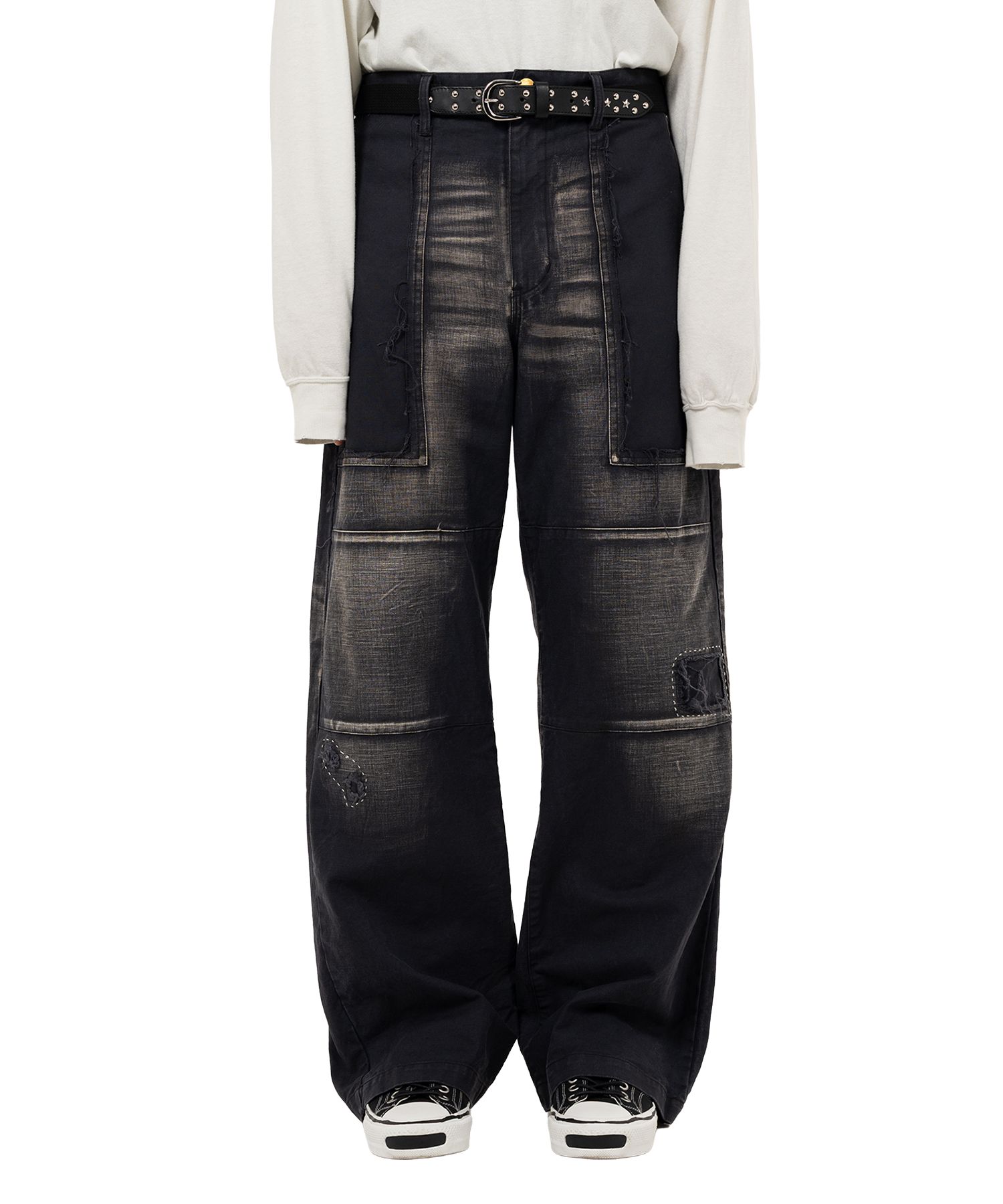 Repaired Serge Work Pants