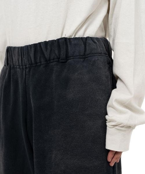 “Skull Flame” Distressed Sweat Pants