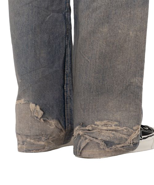 Trompe L’oeil Print Denim Pants