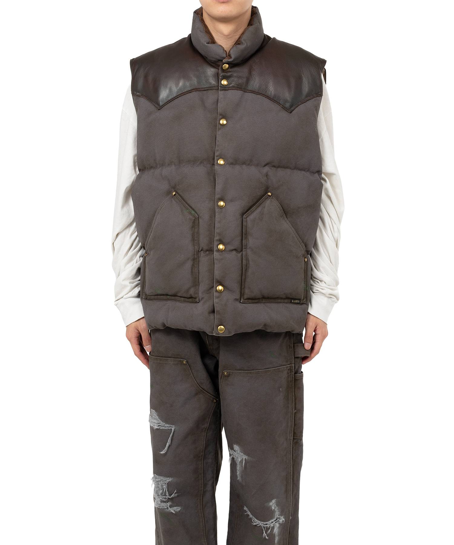 "Rocky Mountain Featherbed x KAMIYA "Duck Down Vest