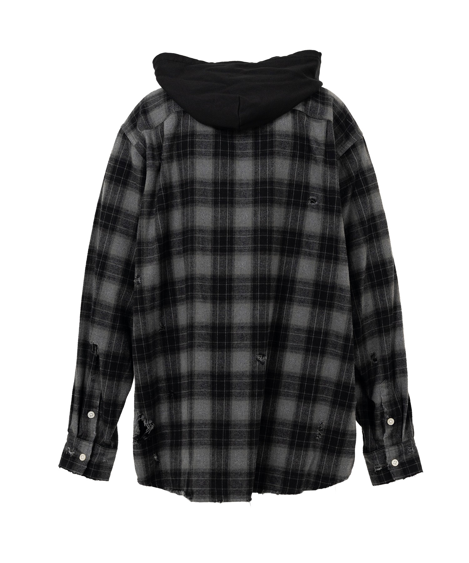 Hooded Check Shirt