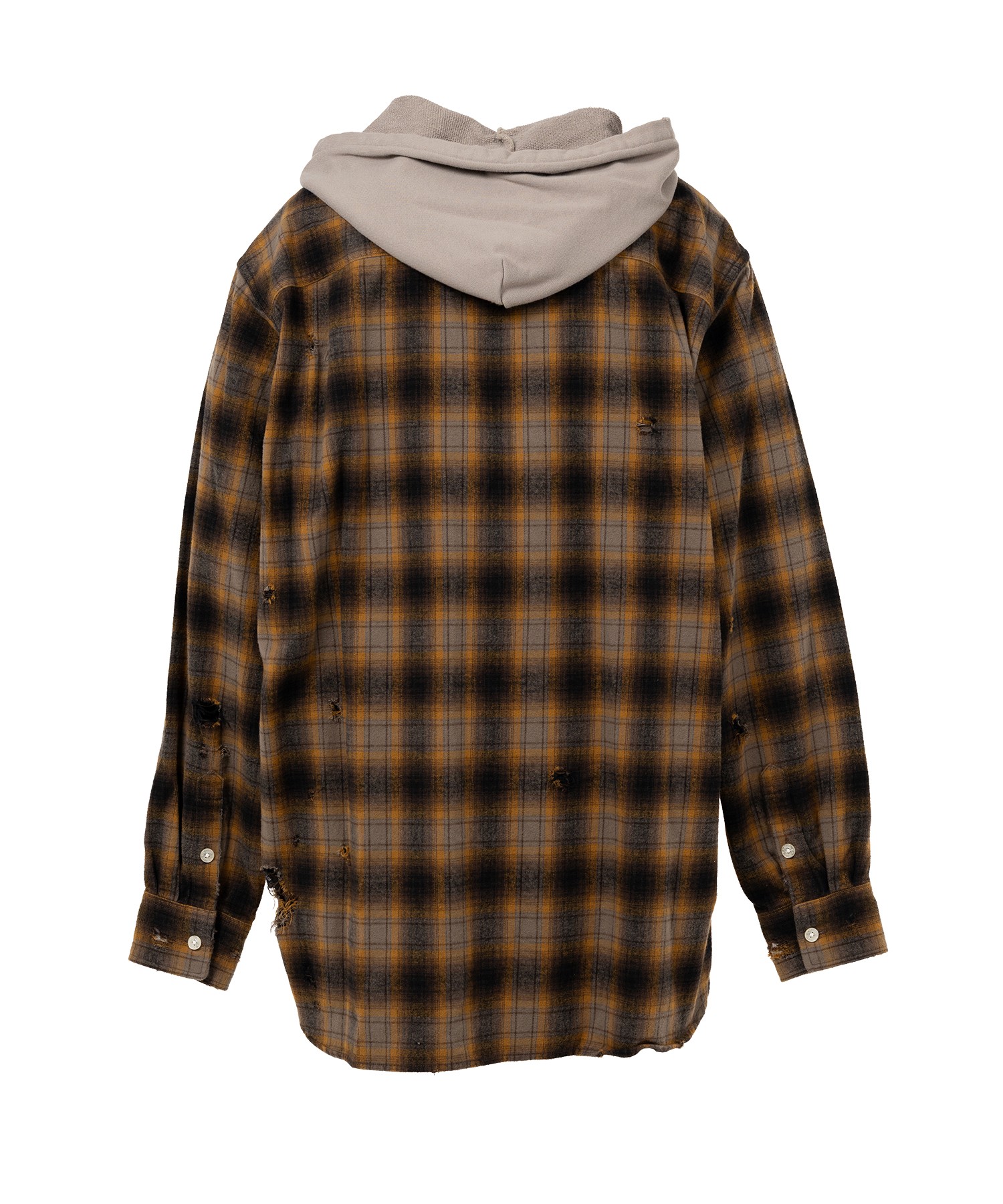 Hooded Check Shirt