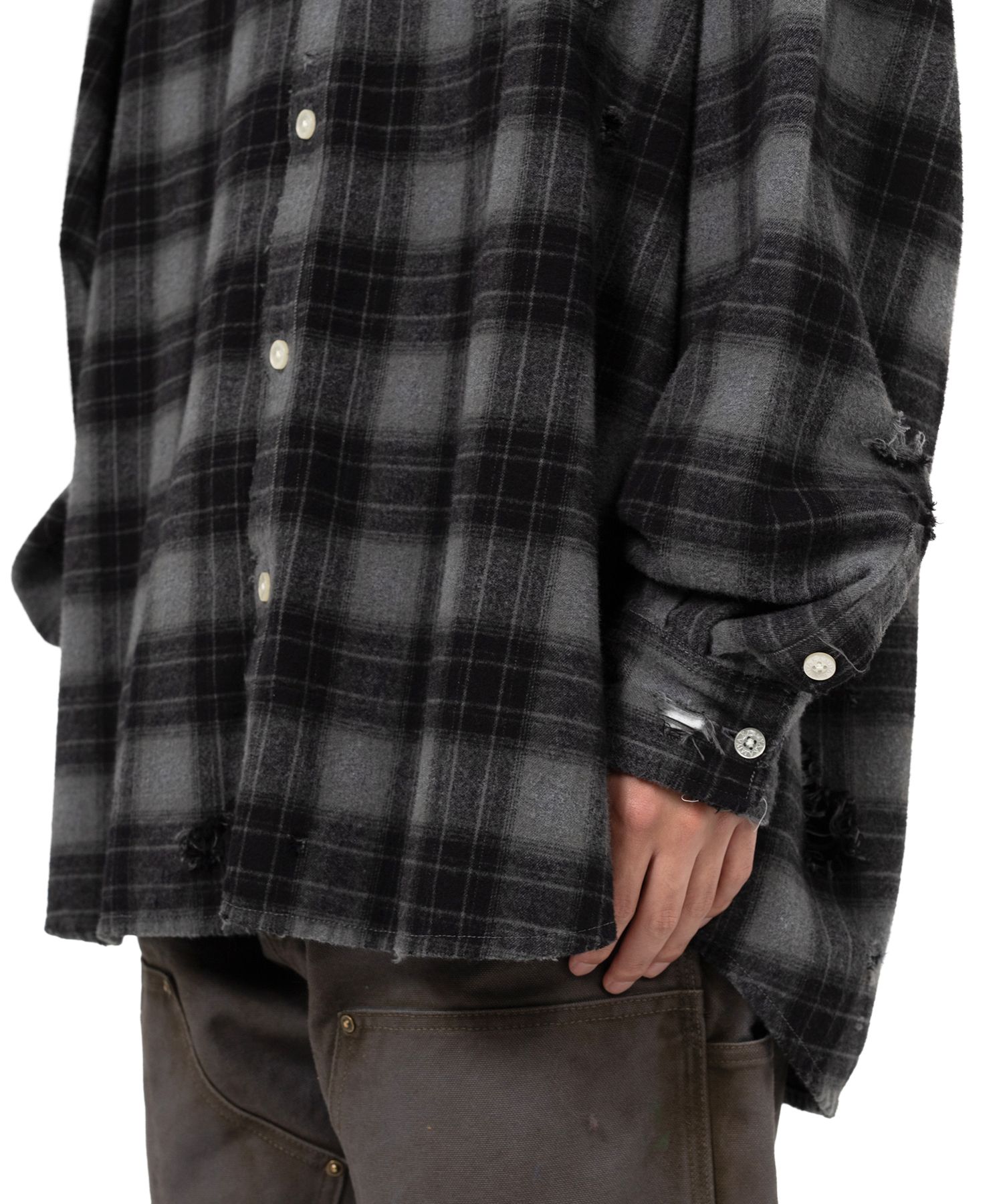 Hooded Check Shirt