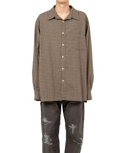 Oversized Check Shirt