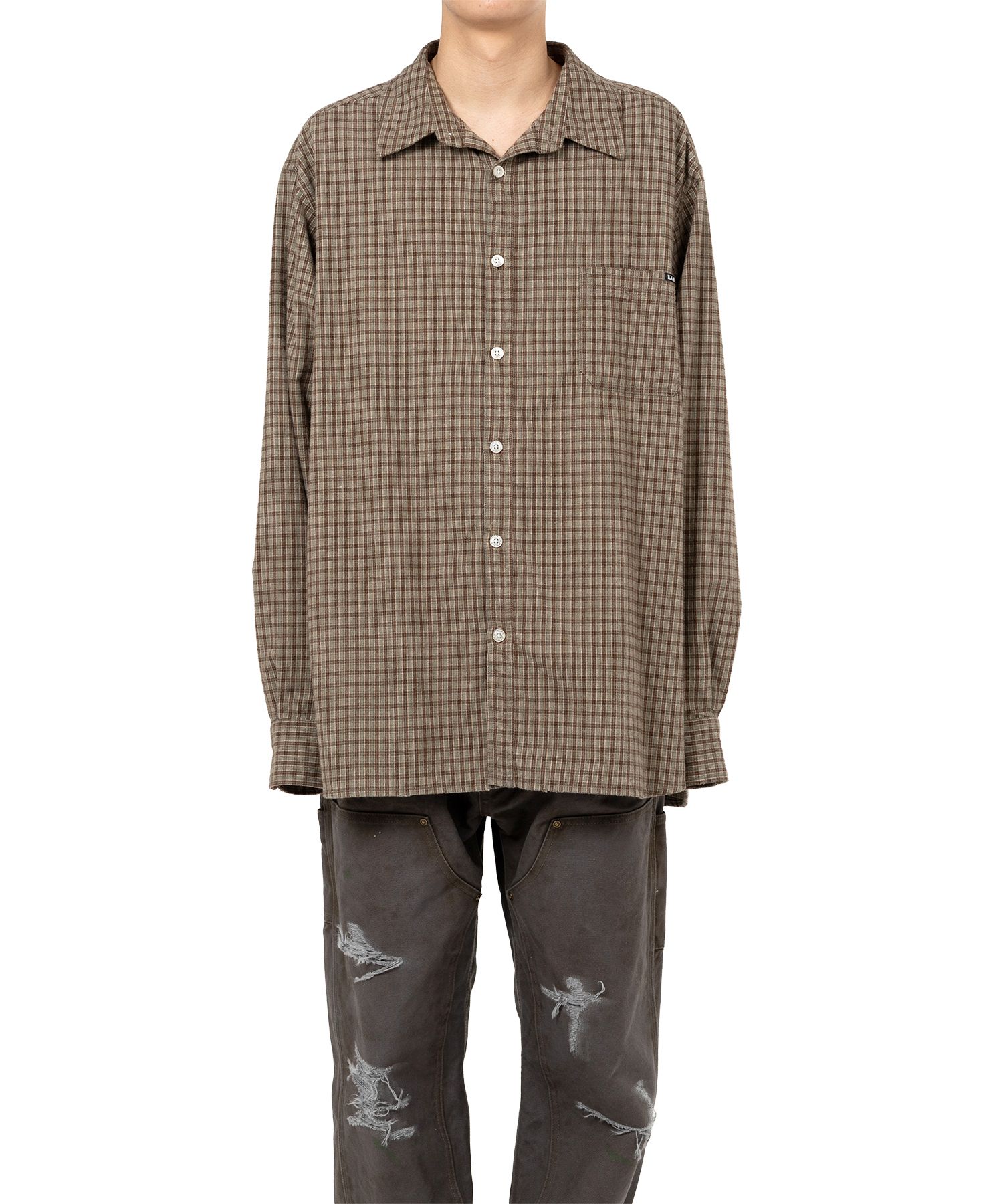Oversized Check Shirt