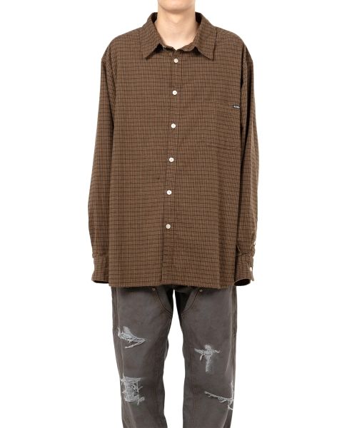 Oversized Check Shirt