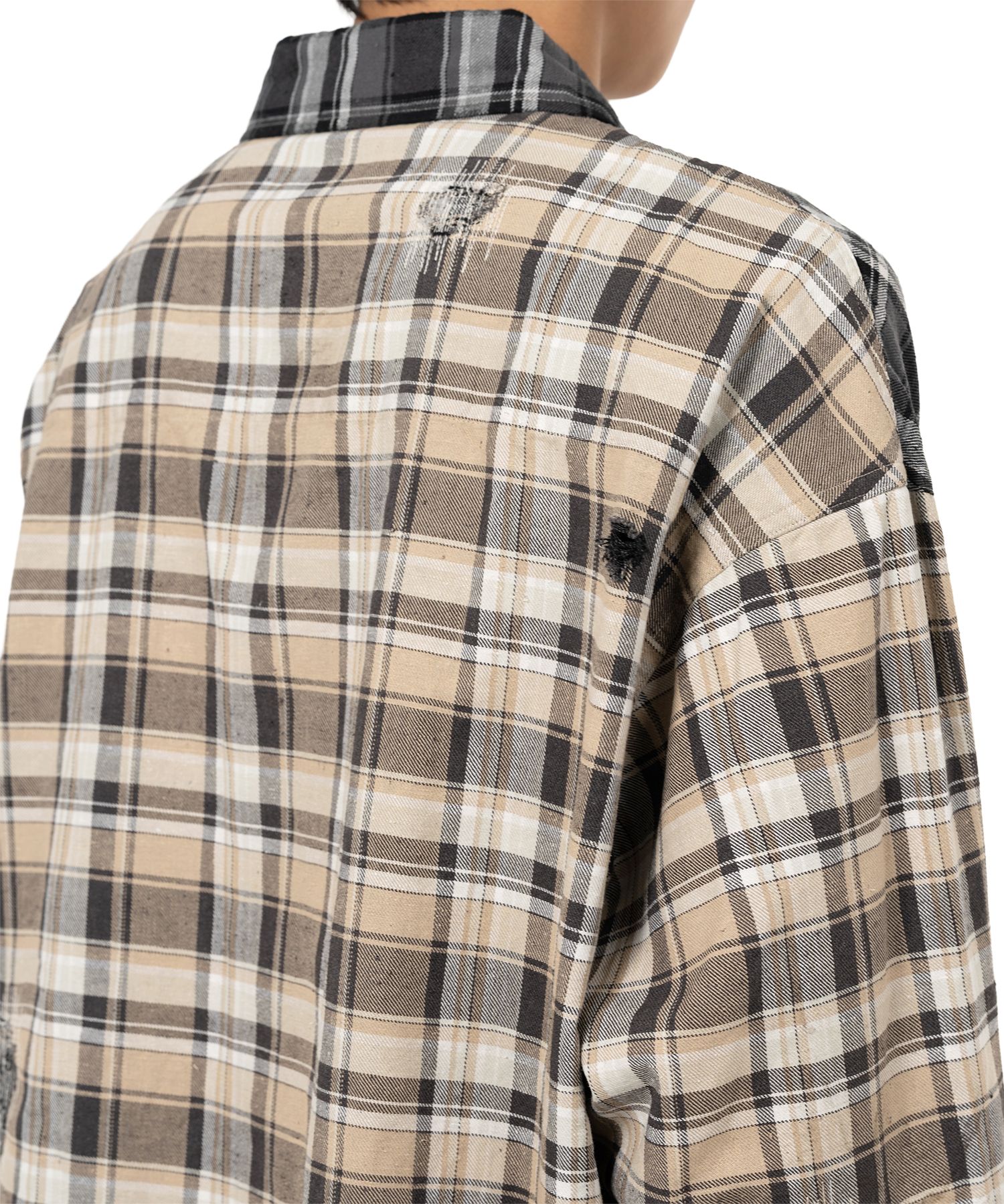 Crazy Pattern Check Shirt