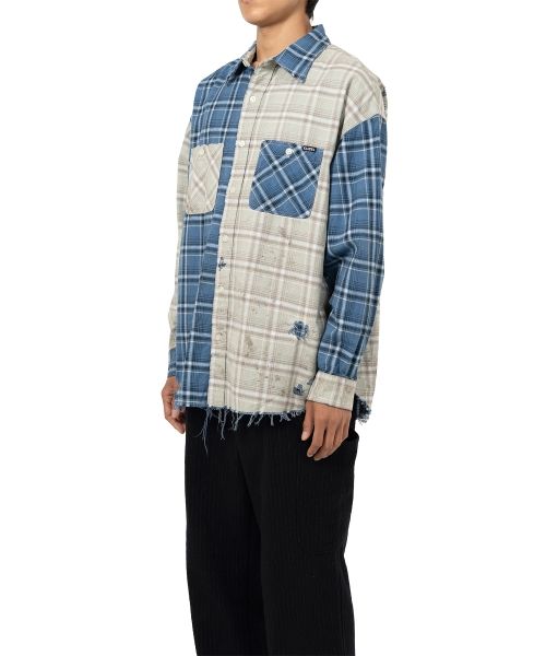 Crazy Pattern Check Shirt