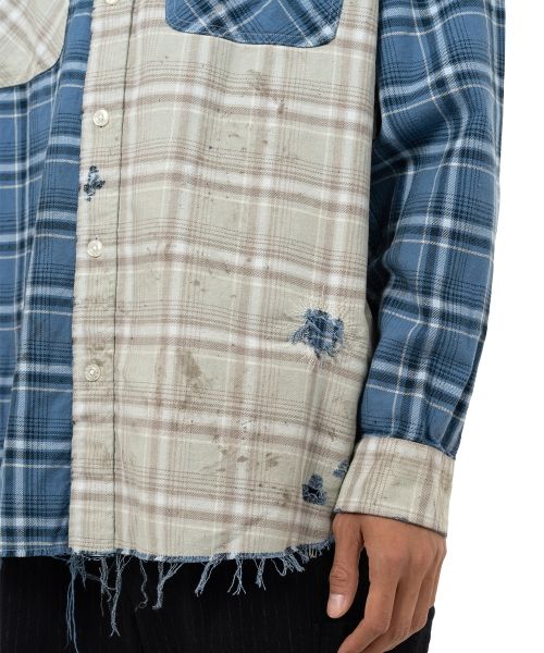 Crazy Pattern Check Shirt