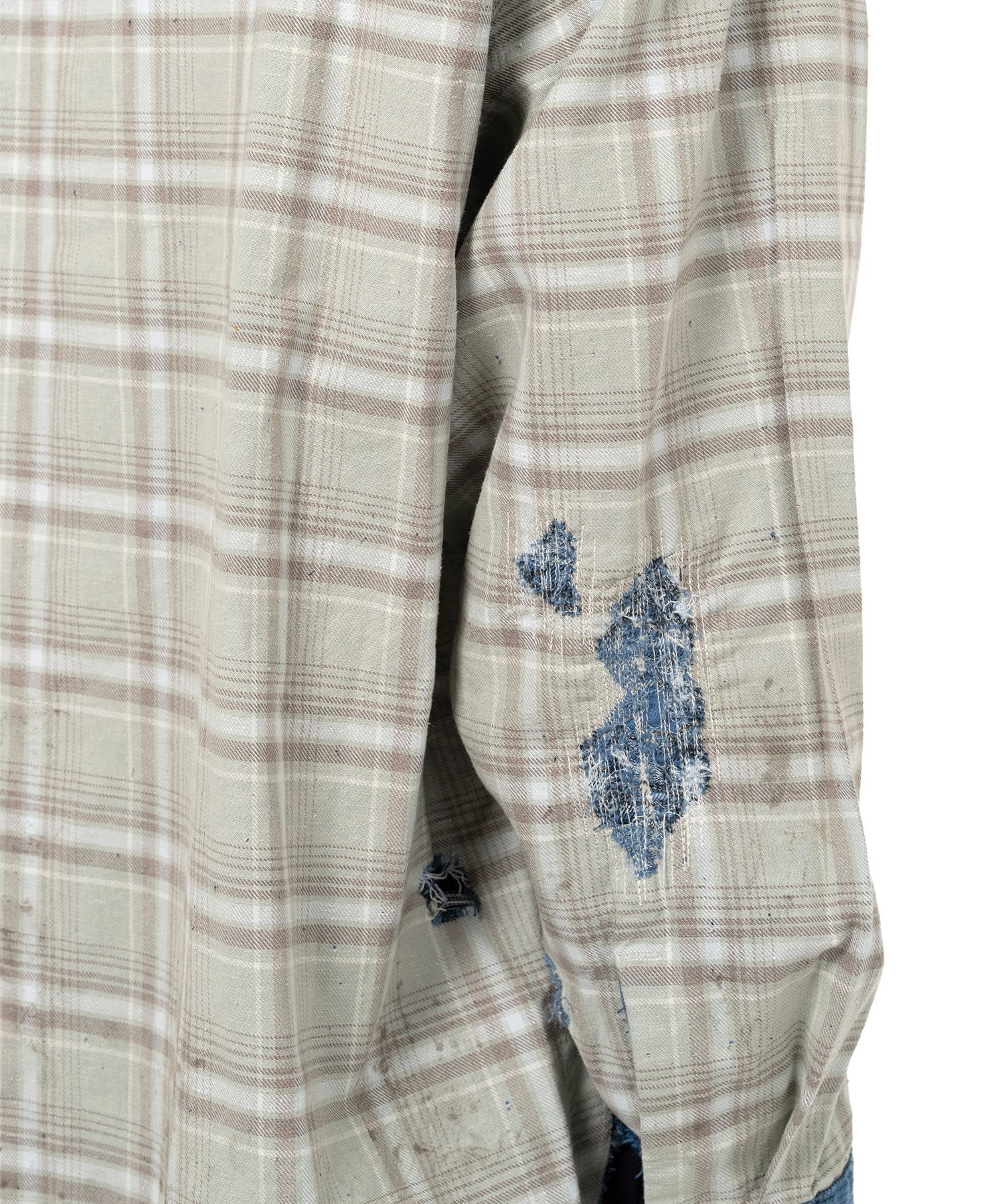 Crazy Pattern Check Shirt