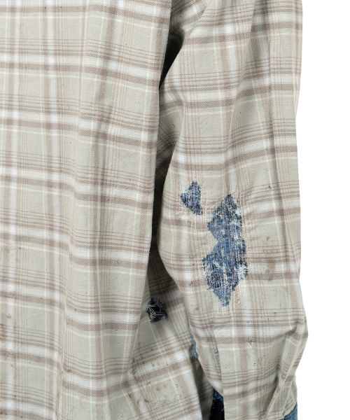 Crazy Pattern Check Shirt