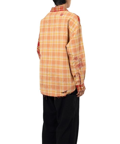 Crazy Pattern Check Shirt