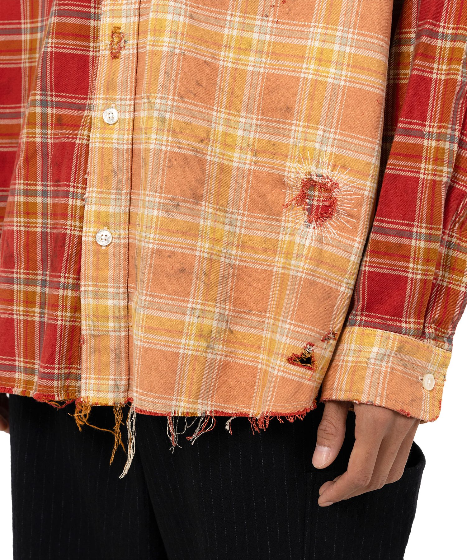 Crazy Pattern Check Shirt