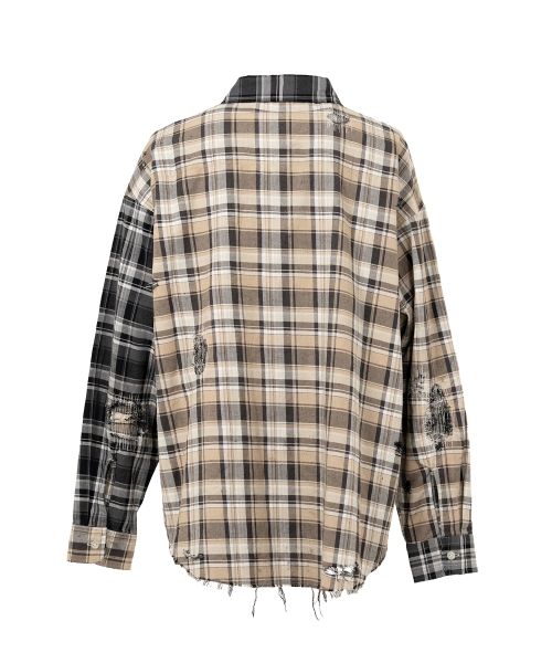 Crazy Pattern Check Shirt