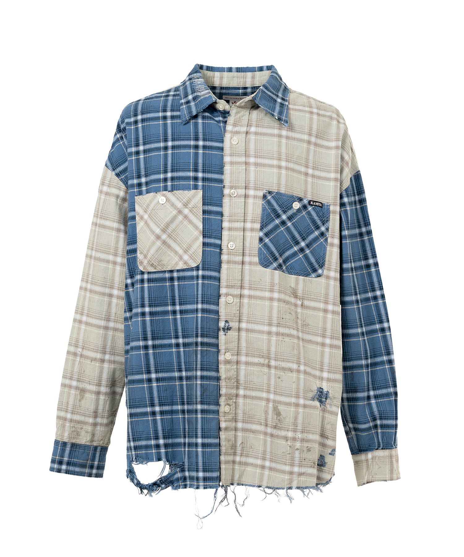 Crazy Pattern Check Shirt