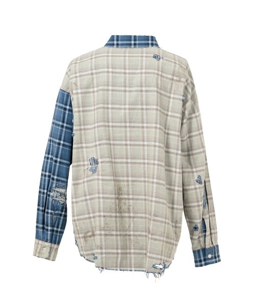 Crazy Pattern Check Shirt