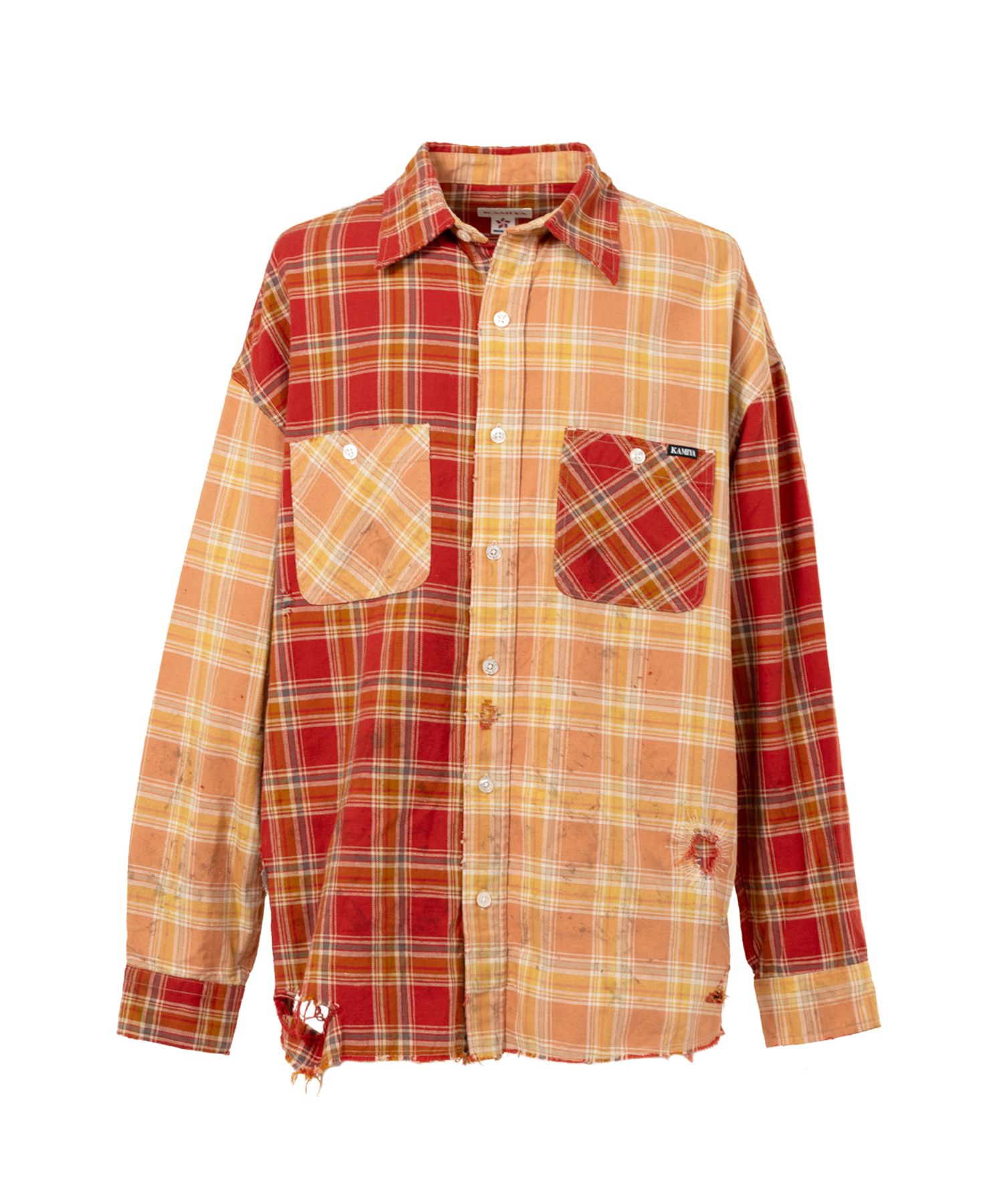 Crazy Pattern Check Shirt