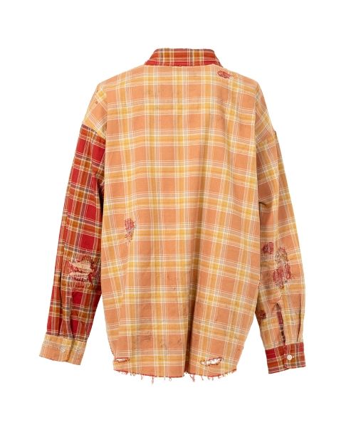 Crazy Pattern Check Shirt