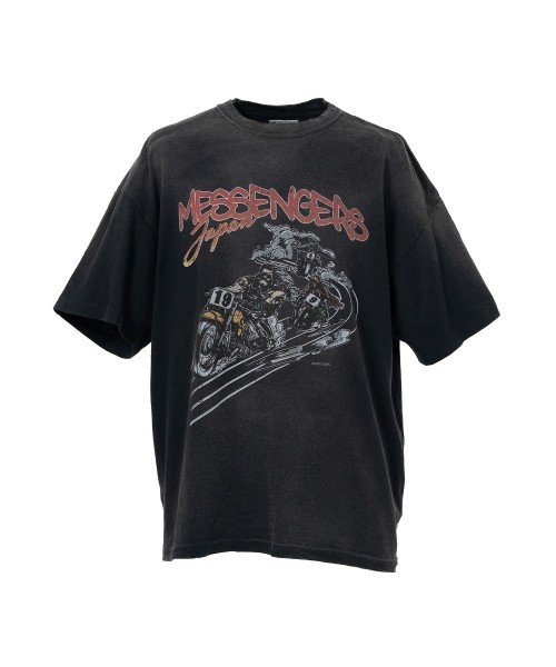 "Motorbike Messengers" Distressed T-shirt