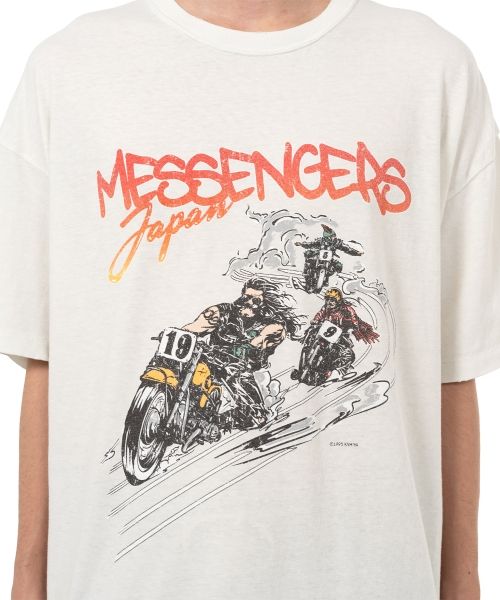 "Motorbike Messengers" Distressed T-shirt