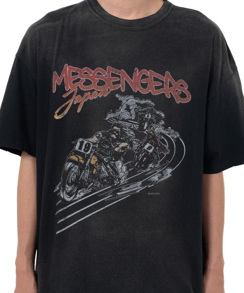 "Motorbike Messengers" Distressed T-shirt