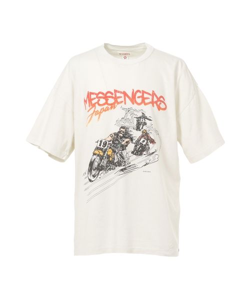 "Motorbike Messengers" Distressed T-shirt