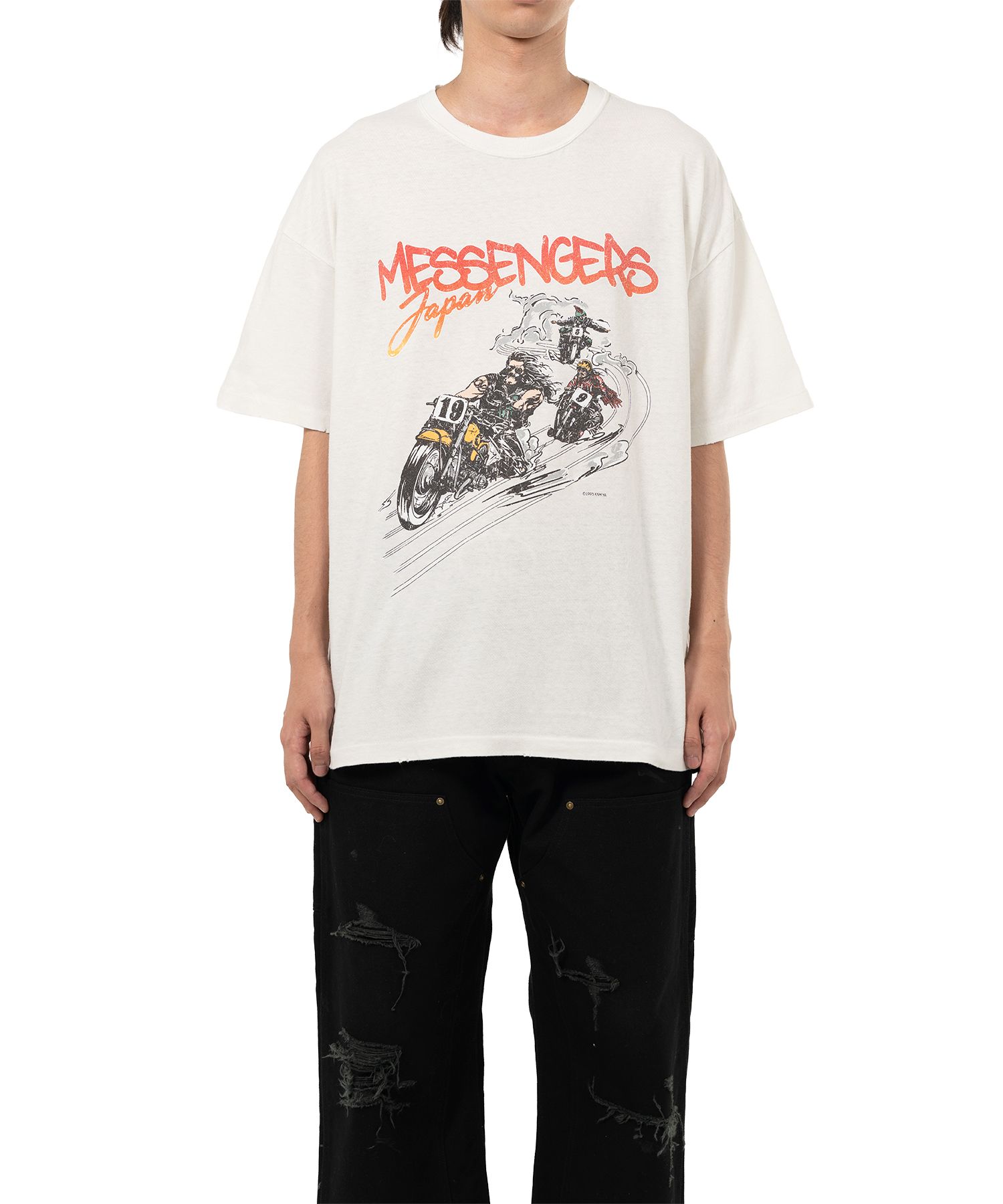 "Motorbike Messengers" Distressed T-shirt