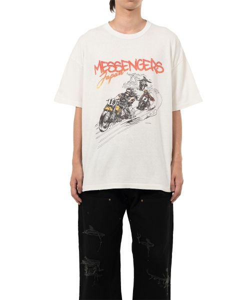 "Motorbike Messengers" Distressed T-shirt