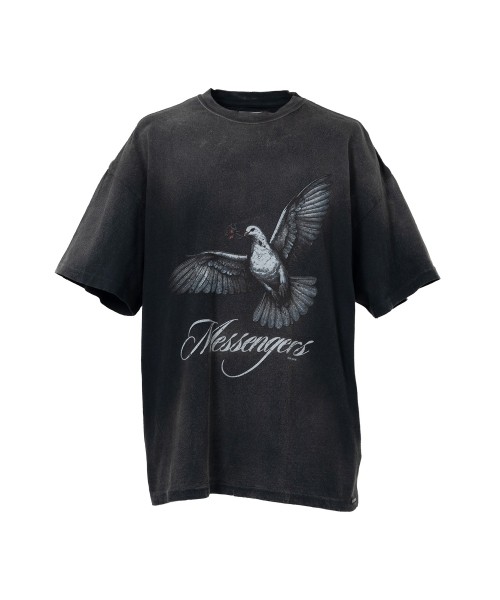 "Messenger Pigeon" Distressed T-shirt