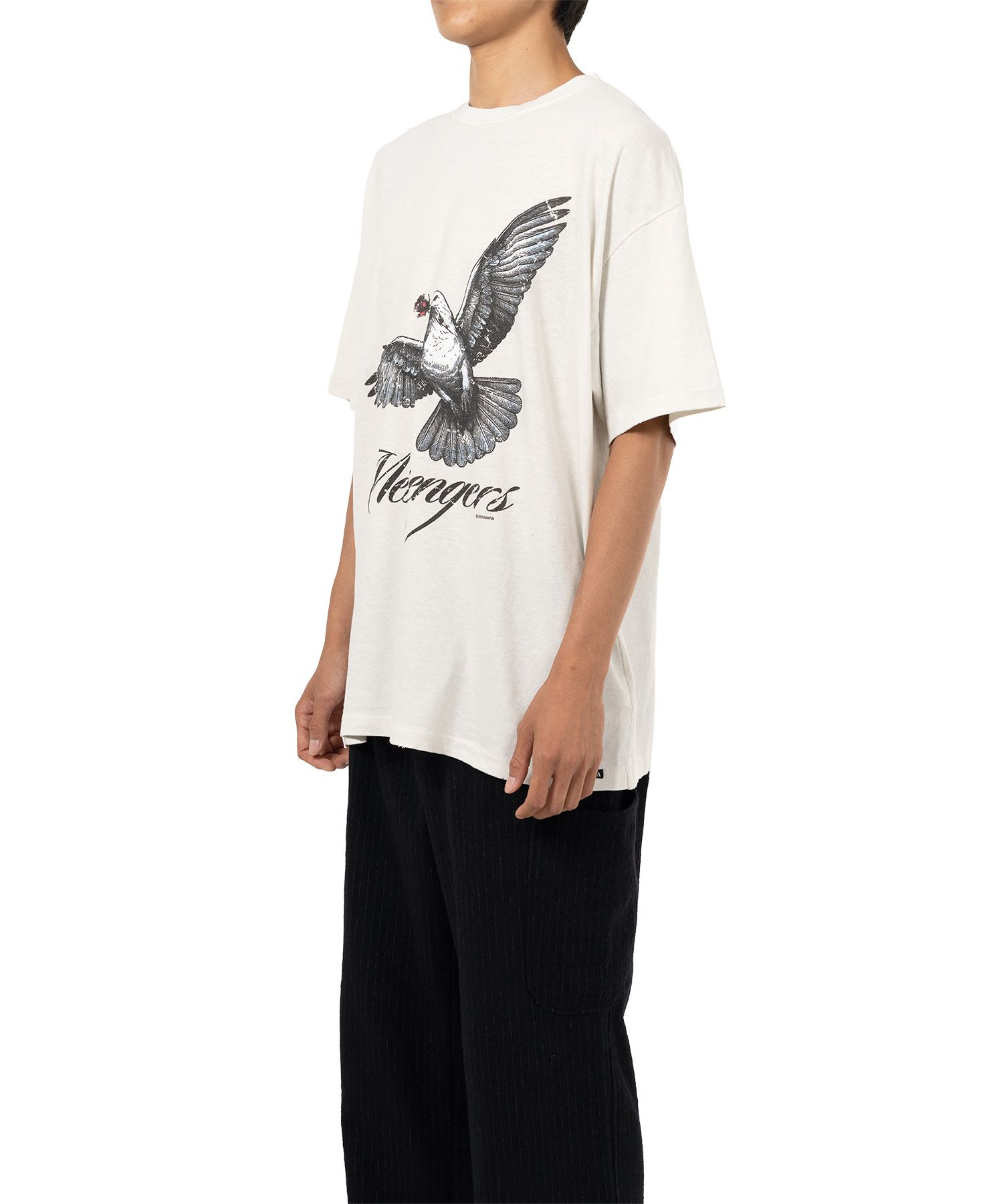 "Messenger Pigeon" Distressed T-shirt