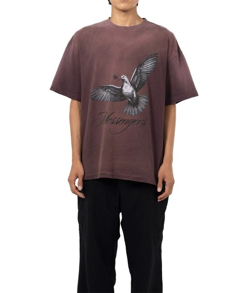"Messenger Pigeon" Distressed T-shirt